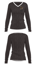 Adirondack Christian School 23883348 Women's Long Sleeve V-neck Shirt - 33