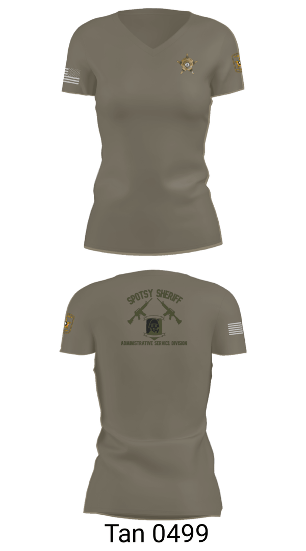 Women's Short Sleeve Vneck Shirt, , Police, Teamtime, Team time, sublimation, custom sports apparel, team uniforms, spirit wear, spiritwear, sports uniforms, custom shirts, team store, custom team store, fundraiser sports, apparel fundraiser