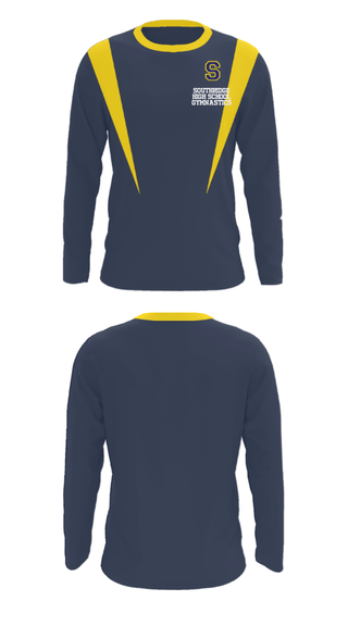 Long Sleeve Performance Shirt, Southridge High School Gymnastics, Spirit Store, Teamtime, Team time, sublimation, custom sports apparel, team uniforms, spirit wear, spiritwear, sports uniforms, custom shirts, team store, custom team store, fundraiser sports, apparel fundraiser