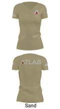 ATLAS 52779746 Women's Short Sleeve V-neck Shirt - 44