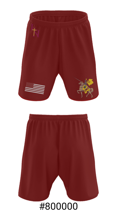Lutheran North High School Basketball 54260670 Athletic Shorts With Pockets - 15