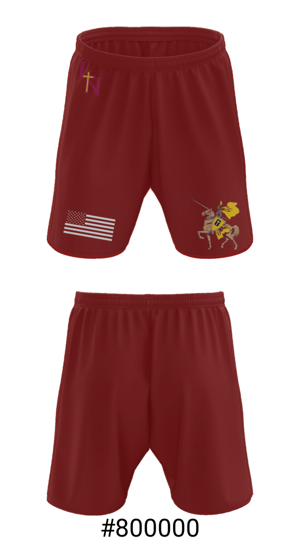 Athletic Shorts With Pockets, Lutheran North High School Basketball, Women's Basketball, Teamtime, Team time, sublimation, custom sports apparel, team uniforms, spirit wear, spiritwear, sports uniforms, custom shirts, team store, custom team store, fundraiser sports, apparel fundraiser
