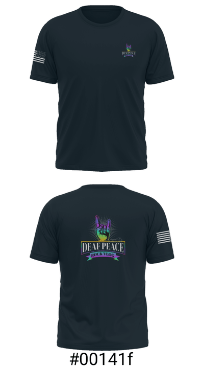 DeafPeaceRockVlog 14153246 Short Sleeve Performance Shirt - 19