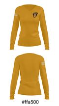 White Bear Lake Area High School-North Campus Gymnastics 44182501 Women's Long Sleeve V-neck Shirt - 20