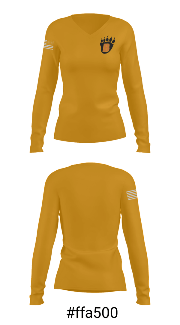 Women's Long Sleeve Vneck Shirt, White Bear Lake Area High School-North Campus Gymnastics, Spirit Store, Teamtime, Team time, sublimation, custom sports apparel, team uniforms, spirit wear, spiritwear, sports uniforms, custom shirts, team store, custom team store, fundraiser sports, apparel fundraiser