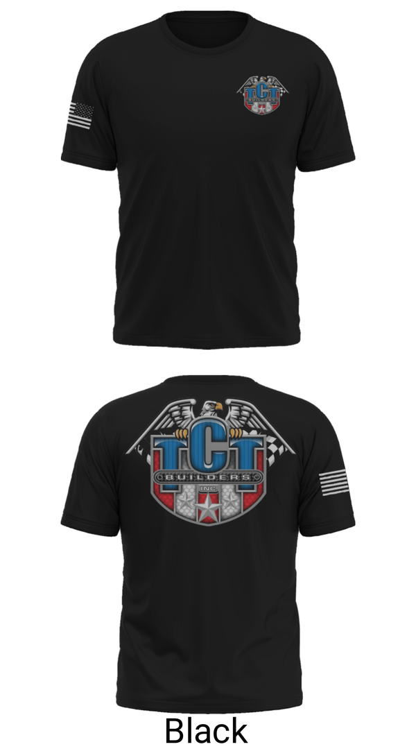 Short Sleeve Performance Shirt, TCT Builders Inc., , Teamtime, Team time, sublimation, custom sports apparel, team uniforms, spirit wear, spiritwear, sports uniforms, custom shirts, team store, custom team store, fundraiser sports, apparel fundraiser