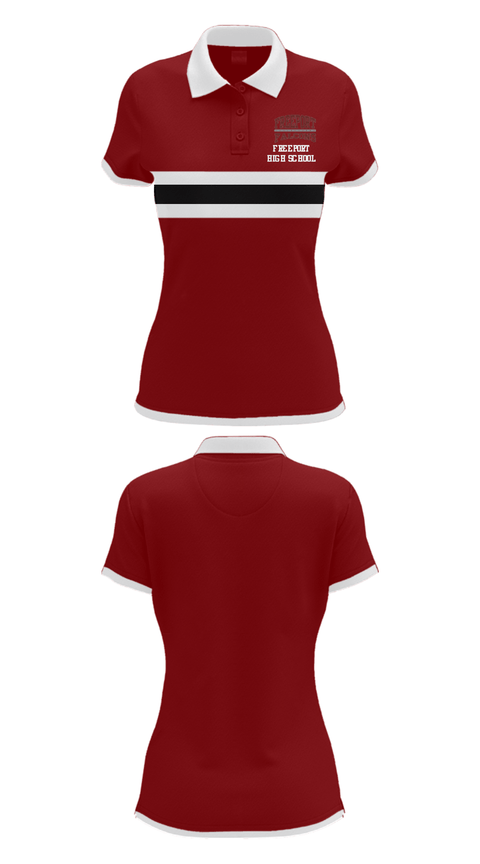 Short Sleeve Performance Polo, Freeport High School, Swimming, Teamtime, Team time, sublimation, custom sports apparel, team uniforms, spirit wear, spiritwear, sports uniforms, custom shirts, team store, custom team store, fundraiser sports, apparel fundraiser