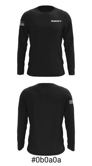 Long Sleeve Performance Shirt, Boomers, Women's Basketball, Teamtime, Team time, sublimation, custom sports apparel, team uniforms, spirit wear, spiritwear, sports uniforms, custom shirts, team store, custom team store, fundraiser sports, apparel fundraiser
