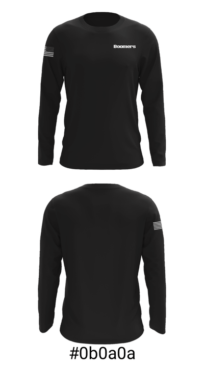 Boomers 65956807 Long Sleeve Performance Shirt - 18
