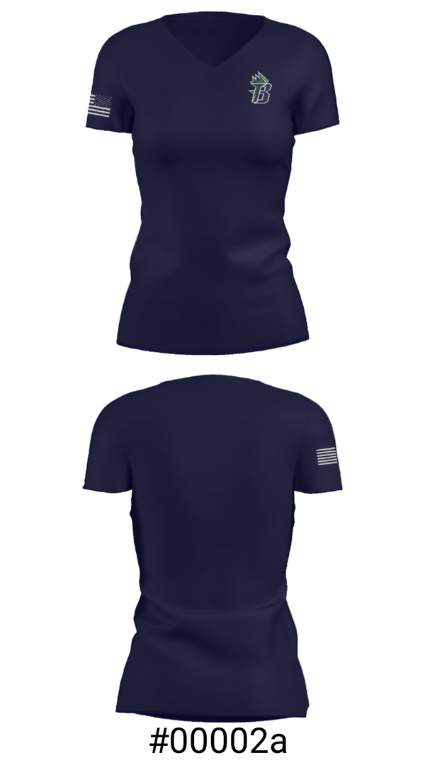Women's Short Sleeve Vneck Shirt, Todd Beamer High School Gymnastics, Spirit Store, Teamtime, Team time, sublimation, custom sports apparel, team uniforms, spirit wear, spiritwear, sports uniforms, custom shirts, team store, custom team store, fundraiser sports, apparel fundraiser