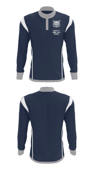Quarter Zip Jacket, Garrett Junior High School, Spirit Store, Teamtime, Team time, sublimation, custom sports apparel, team uniforms, spirit wear, spiritwear, sports uniforms, custom shirts, team store, custom team store, fundraiser sports, apparel fundraiser