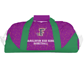 Duffle Bag, Franklinton High School Basketball, Women's Basketball, Teamtime, Team time, sublimation, custom sports apparel, team uniforms, spirit wear, spiritwear, sports uniforms, custom shirts, team store, custom team store, fundraiser sports, apparel fundraiser