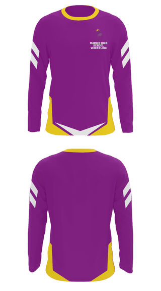 Long Sleeve Performance Shirt, Marion High School Wrestling, Wrestling, Teamtime, Team time, sublimation, custom sports apparel, team uniforms, spirit wear, spiritwear, sports uniforms, custom shirts, team store, custom team store, fundraiser sports, apparel fundraiser