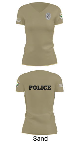 Women's Short Sleeve Vneck Shirt, , Police, Teamtime, Team time, sublimation, custom sports apparel, team uniforms, spirit wear, spiritwear, sports uniforms, custom shirts, team store, custom team store, fundraiser sports, apparel fundraiser
