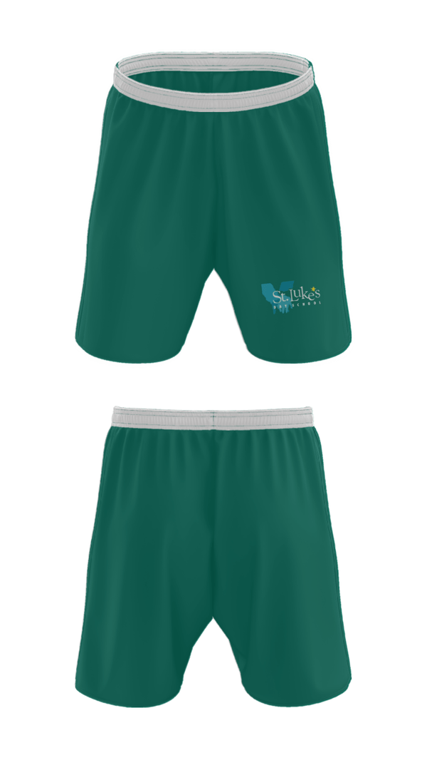 Athletic Shorts With Pockets, St Luke's Day School, Spirit Store, Teamtime, Team time, sublimation, custom sports apparel, team uniforms, spirit wear, spiritwear, sports uniforms, custom shirts, team store, custom team store, fundraiser sports, apparel fundraiser