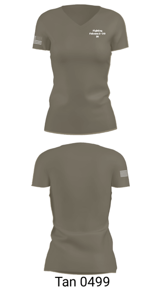 Women's Short Sleeve Vneck Shirt, , Army, Teamtime, Team time, sublimation, custom sports apparel, team uniforms, spirit wear, spiritwear, sports uniforms, custom shirts, team store, custom team store, fundraiser sports, apparel fundraiser