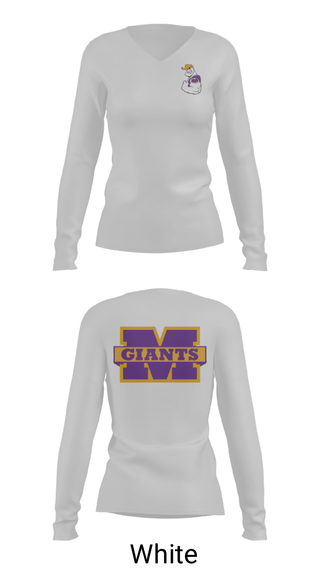 Women's Long Sleeve Vneck Shirt, Marion High School Wrestling, Wrestling, Teamtime, Team time, sublimation, custom sports apparel, team uniforms, spirit wear, spiritwear, sports uniforms, custom shirts, team store, custom team store, fundraiser sports, apparel fundraiser