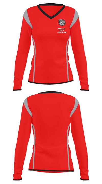 Kimberly Youth Association 4403338 Women's Long Sleeve V-neck Shirt - 35