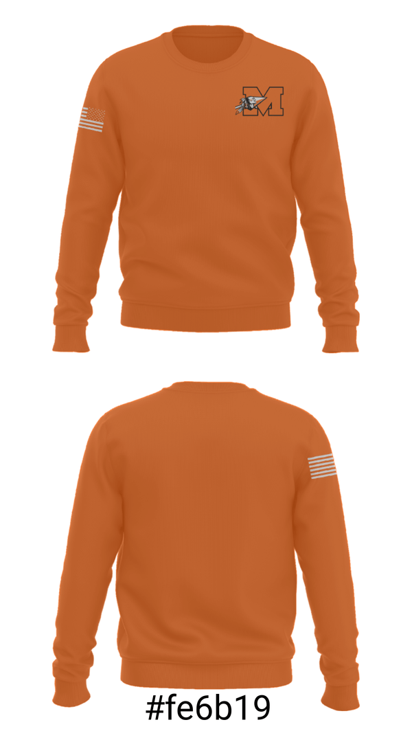 Crew Neck Sweatshirt, Manvel Junior High School Basketball, Women's Basketball, Teamtime, Team time, sublimation, custom sports apparel, team uniforms, spirit wear, spiritwear, sports uniforms, custom shirts, team store, custom team store, fundraiser sports, apparel fundraiser