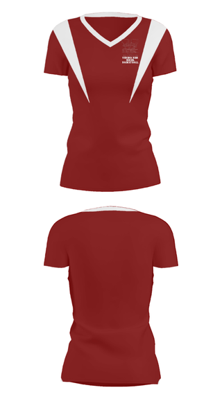 Women's Short Sleeve Vneck Shirt, Verona High School Basketball, Men's Basketball, Teamtime, Team time, sublimation, custom sports apparel, team uniforms, spirit wear, spiritwear, sports uniforms, custom shirts, team store, custom team store, fundraiser sports, apparel fundraiser