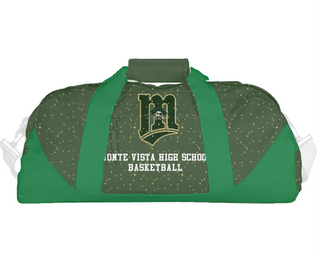 Duffle Bag, Monte Vista High School Basketball, Women's Basketball, Teamtime, Team time, sublimation, custom sports apparel, team uniforms, spirit wear, spiritwear, sports uniforms, custom shirts, team store, custom team store, fundraiser sports, apparel fundraiser