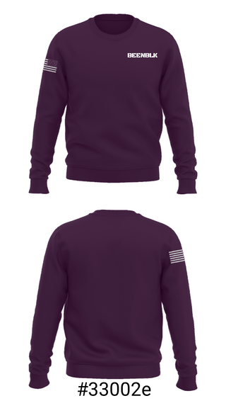 Crew Neck Sweatshirt, BEENBLK, , Teamtime, Team time, sublimation, custom sports apparel, team uniforms, spirit wear, spiritwear, sports uniforms, custom shirts, team store, custom team store, fundraiser sports, apparel fundraiser
