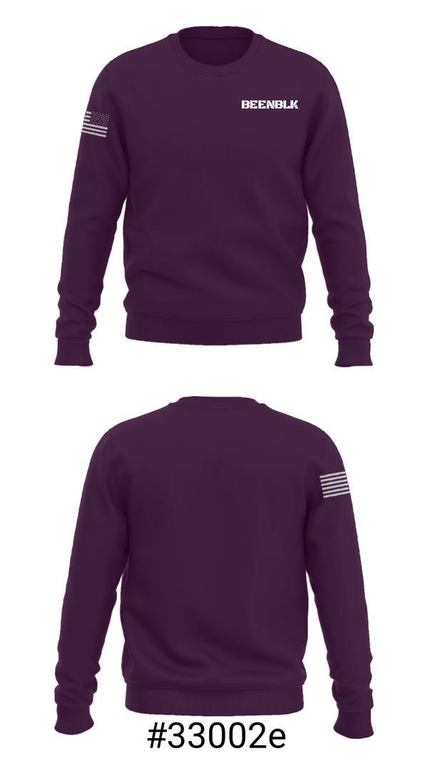 Crew Neck Sweatshirt, BEENBLK, , Teamtime, Team time, sublimation, custom sports apparel, team uniforms, spirit wear, spiritwear, sports uniforms, custom shirts, team store, custom team store, fundraiser sports, apparel fundraiser