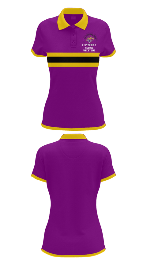 Short Sleeve Performance Polo, Elkton High School Wrestling, Wrestling, Teamtime, Team time, sublimation, custom sports apparel, team uniforms, spirit wear, spiritwear, sports uniforms, custom shirts, team store, custom team store, fundraiser sports, apparel fundraiser