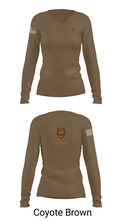 1-9 cav 77516871 Women's Long Sleeve V-neck Shirt - 15