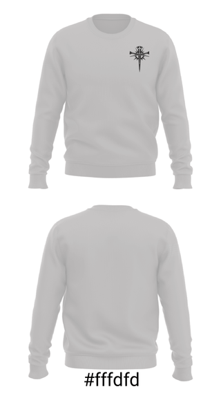 Crew Neck Sweatshirt, CONFLICTED RECORDS, , Teamtime, Team time, sublimation, custom sports apparel, team uniforms, spirit wear, spiritwear, sports uniforms, custom shirts, team store, custom team store, fundraiser sports, apparel fundraiser