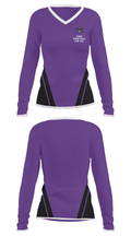 Pasco Basketball Club Pbc 42723591 Women's Long Sleeve V-neck Shirt - 23