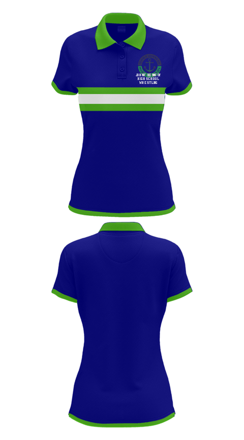 Short Sleeve Performance Polo, John F Kennedy High School Wrestling, Wrestling, Teamtime, Team time, sublimation, custom sports apparel, team uniforms, spirit wear, spiritwear, sports uniforms, custom shirts, team store, custom team store, fundraiser sports, apparel fundraiser