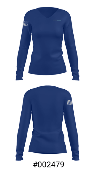Women's Long Sleeve Vneck Shirt, Ben Franklin Elementary School, Spirit Store, Teamtime, Team time, sublimation, custom sports apparel, team uniforms, spirit wear, spiritwear, sports uniforms, custom shirts, team store, custom team store, fundraiser sports, apparel fundraiser