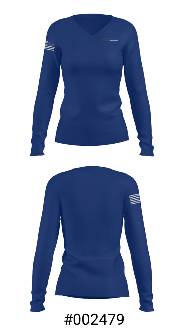 Women's Long Sleeve Vneck Shirt, Ben Franklin Elementary School, Spirit Store, Teamtime, Team time, sublimation, custom sports apparel, team uniforms, spirit wear, spiritwear, sports uniforms, custom shirts, team store, custom team store, fundraiser sports, apparel fundraiser