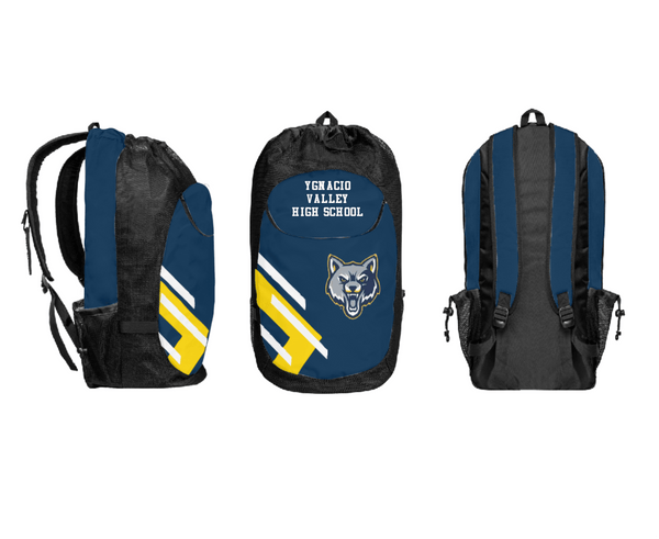 Gear Bag, Ygnacio Valley High School, Spirit Store, Teamtime, Team time, sublimation, custom sports apparel, team uniforms, spirit wear, spiritwear, sports uniforms, custom shirts, team store, custom team store, fundraiser sports, apparel fundraiser
