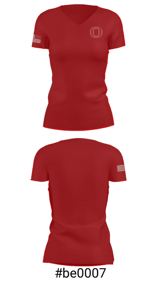 Women's Short Sleeve Vneck Shirt, Osakis High School, Spirit Store, Teamtime, Team time, sublimation, custom sports apparel, team uniforms, spirit wear, spiritwear, sports uniforms, custom shirts, team store, custom team store, fundraiser sports, apparel fundraiser
