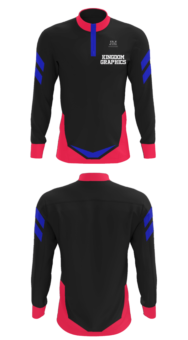 Quarter Zip Jacket, Kingdom Graphics, , Teamtime, Team time, sublimation, custom sports apparel, team uniforms, spirit wear, spiritwear, sports uniforms, custom shirts, team store, custom team store, fundraiser sports, apparel fundraiser