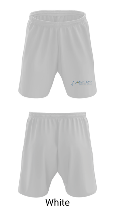 St John Lutheran School 38362013 Athletic Shorts With Pockets - 1
