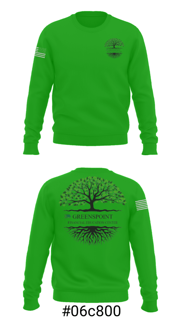 Crew Neck Sweatshirt, Greens point financial center, , Teamtime, Team time, sublimation, custom sports apparel, team uniforms, spirit wear, spiritwear, sports uniforms, custom shirts, team store, custom team store, fundraiser sports, apparel fundraiser