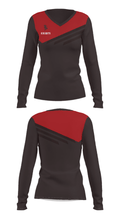 Knights 69369435 Women's Long Sleeve V-neck Shirt - 28