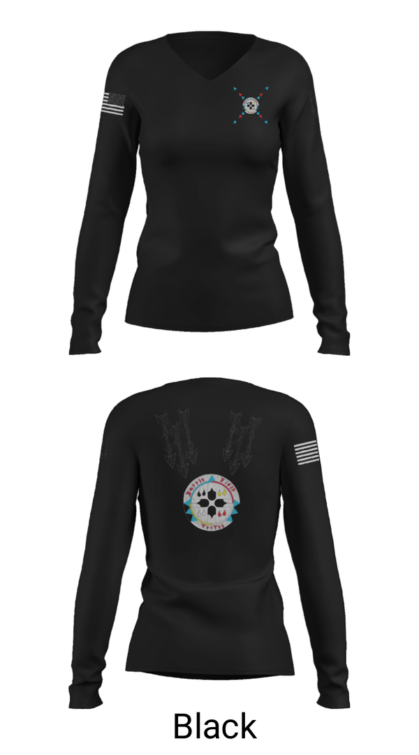 Women's Long Sleeve Vneck Shirt, Battle Field Tested, Men's Basketball, Teamtime, Team time, sublimation, custom sports apparel, team uniforms, spirit wear, spiritwear, sports uniforms, custom shirts, team store, custom team store, fundraiser sports, apparel fundraiser