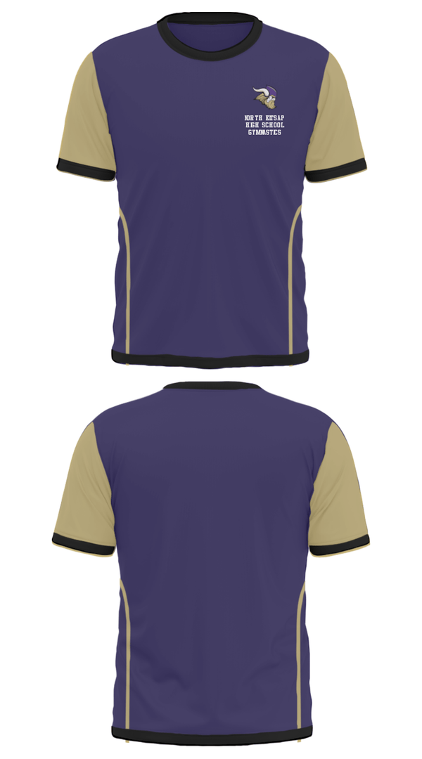 Short Sleeve Performance Shirt, North Kitsap High School Gymnastics, Spirit Store, Teamtime, Team time, sublimation, custom sports apparel, team uniforms, spirit wear, spiritwear, sports uniforms, custom shirts, team store, custom team store, fundraiser sports, apparel fundraiser