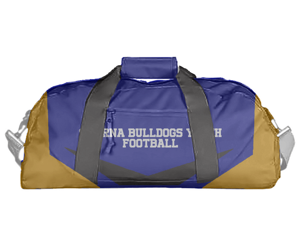 Duffle Bag, Smyrna Bulldogs Youth Football, Football, Teamtime, Team time, sublimation, custom sports apparel, team uniforms, spirit wear, spiritwear, sports uniforms, custom shirts, team store, custom team store, fundraiser sports, apparel fundraiser