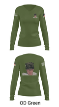 Airborne division 64639973 Women's Long Sleeve V-neck Shirt - 31