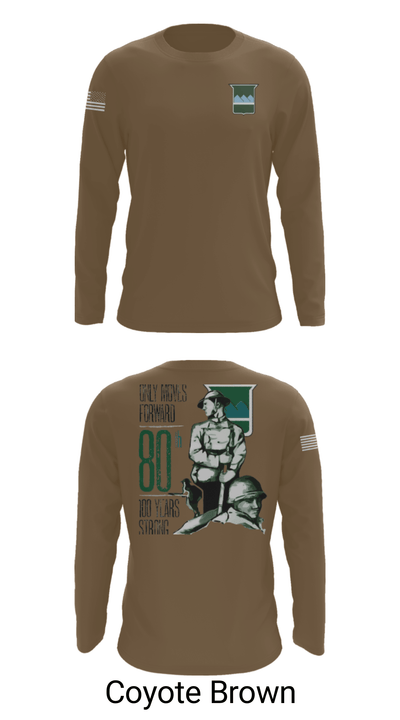 80th Training Command 12483809 Long Sleeve Performance Shirt - 11