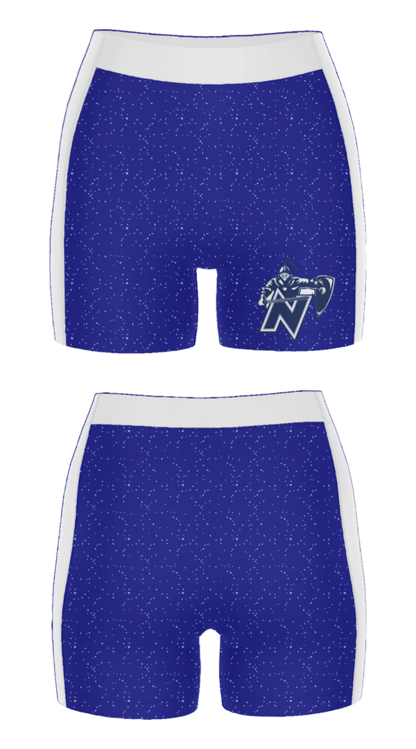 Women's Compression Shorts, Nicolet High School Basketball, Women's Basketball, Teamtime, Team time, sublimation, custom sports apparel, team uniforms, spirit wear, spiritwear, sports uniforms, custom shirts, team store, custom team store, fundraiser sports, apparel fundraiser