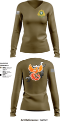 Phoenix battery 17296870 Women's Long Sleeve V-neck Shirt - 3