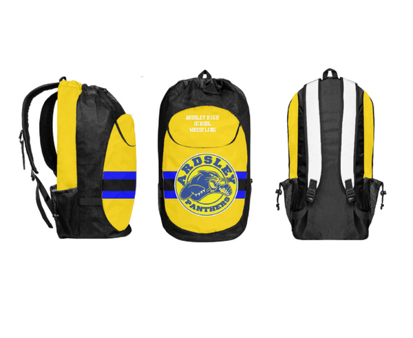 Gear Bag, Ardsley High School Wrestling, Wrestling, Teamtime, Team time, sublimation, custom sports apparel, team uniforms, spirit wear, spiritwear, sports uniforms, custom shirts, team store, custom team store, fundraiser sports, apparel fundraiser