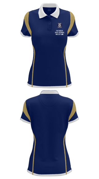Women's Short Sleeve Performance Polo, Tri-West High School Wrestling, Wrestling, Teamtime, Team time, sublimation, custom sports apparel, team uniforms, spirit wear, spiritwear, sports uniforms, custom shirts, team store, custom team store, fundraiser sports, apparel fundraiser