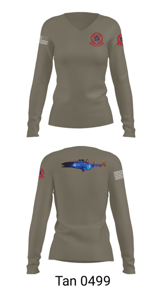 Women's Long Sleeve Vneck Shirt, , Navy, Teamtime, Team time, sublimation, custom sports apparel, team uniforms, spirit wear, spiritwear, sports uniforms, custom shirts, team store, custom team store, fundraiser sports, apparel fundraiser
